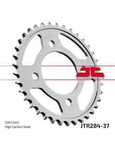 corona moto jt sprockets de acero de 37 dientes jtr284 37