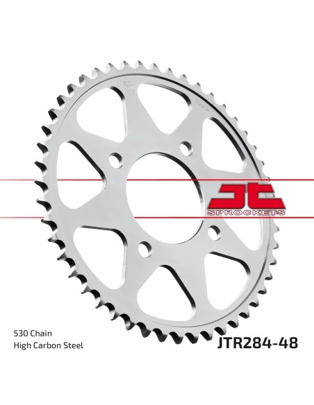 corona moto jt sprockets de acero de 48 dientes jtr284 48