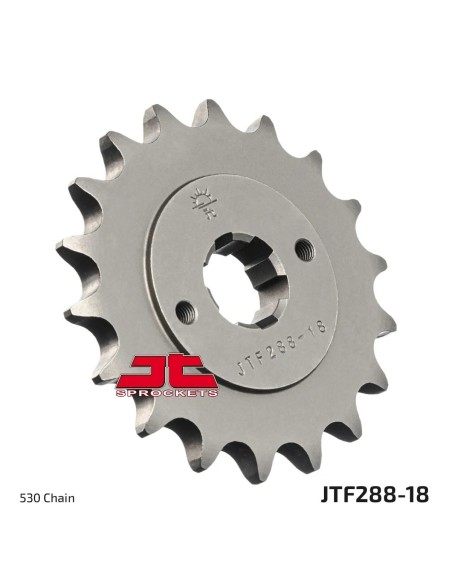 pinon de moto jt sprockets acero 18 dientes p 520 jtf288 18