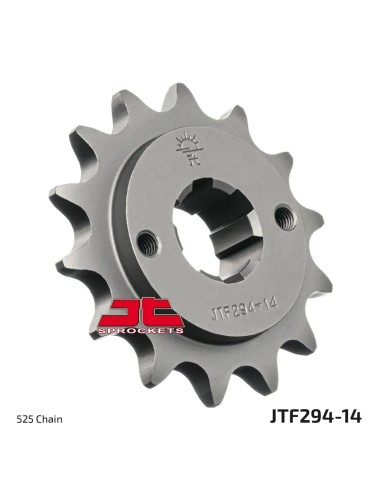 pinon de moto jt sprockets acero 14 dientes p 525 jtf294 14