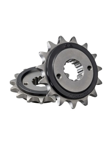 pinon de moto jt sprockets con goma 15 dientes p 525 jtf296 15rb