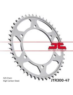 corona moto jt sprockets de acero de 47 dientes jtr300 47