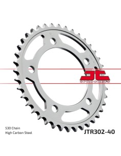 corona moto jt sprockets de acero de 40 dientes jtr302 40