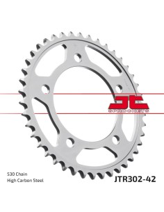 corona moto jt sprockets de acero de 42 dientes jtr302 42