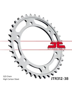 corona moto jt sprockets de acero de 38 dientes jtr312 38