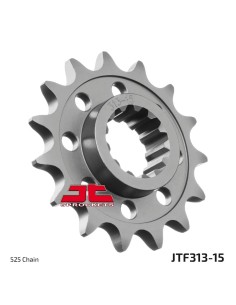 pinon de moto jt sprockets acero 15 dientes p 525 jtf313 15
