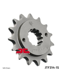 pinon de moto jt sprockets acero 15 dientes p 525 jtf314 15