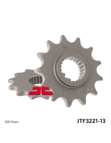 pinon moto jt sprockets acero 13 dientes jtf3221 13