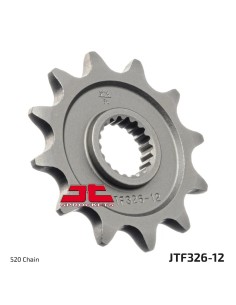 pinon de moto jt sprockets acero 12 dientes p 520 jtf326 12