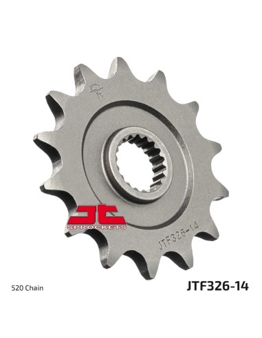 pinon moto jt sprockets acero 14 dientes jtf326 14