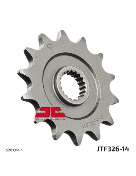 pinon moto jt sprockets acero 14 dientes jtf326 14