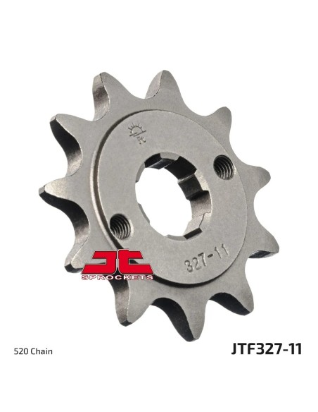pinon de moto jt sprockets acero 11 dientes p 520 jtf327 11