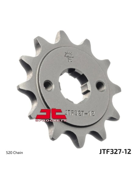 pinon de moto jt sprockets acero 12 dientes p 520 jtf327 12