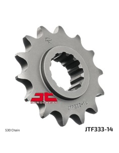 pinon de moto jt sprockets acero 14 dientes p 530 jtf333 14