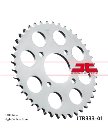 corona moto jt sprockets de acero de 41 dientes jtr333 41