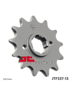 pinon de moto jt sprockets acero 13 dientes p 520 jtr337 13