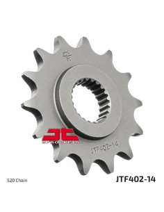 pinon de moto jt sprockets acero 14 dientes p 520 jtf402 14