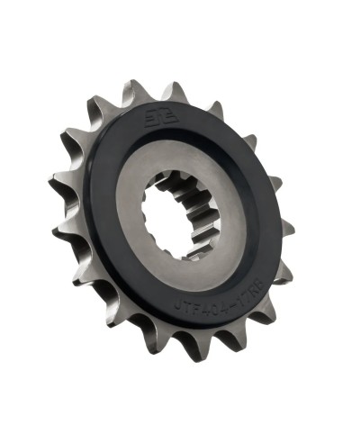 pinon de moto jt sprockets con goma 17 dientes p 525 jtf404 17rb