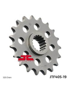 pinon de moto jt sprockets acero 19 dientes p 525 jtf405 19