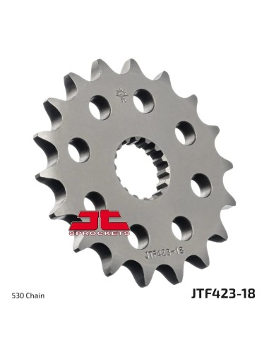 pinon moto jt sprockets acero 18 dientes jtf423 18