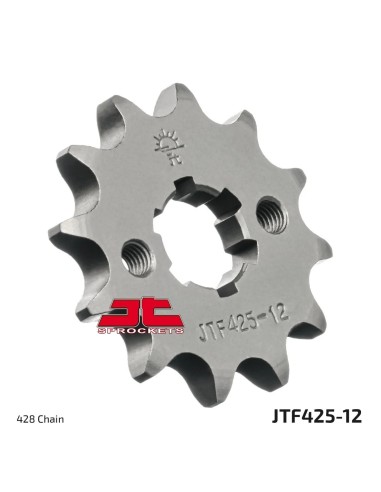 pinon de moto jt sprockets acero 12 dientes jtf425 12