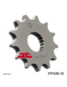 pinon de moto jt sprockets acero 13 dientes p 428 jtf426 13
