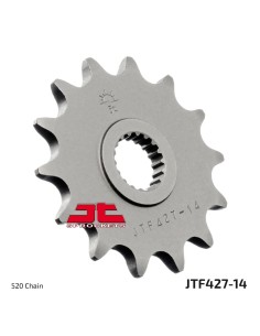 pinon de moto jt sprockets acero 14 dientes p 520 jtf427 14