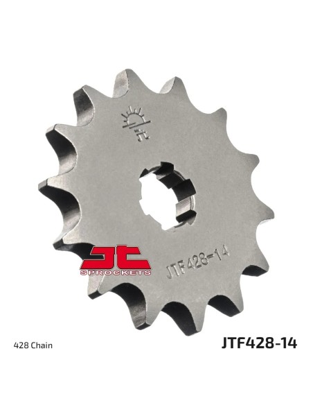 pinon moto jt sprockets acero 14 dientes jtf428 14