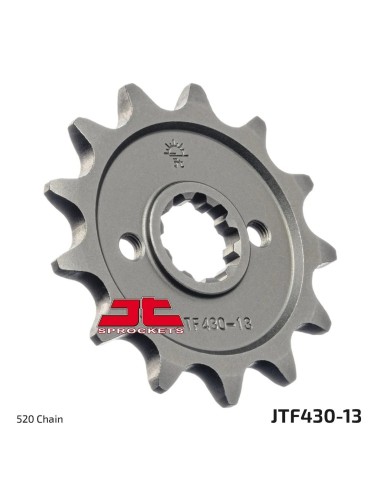 pinon de moto jt sprockets acero 13 dientes p 520 jtf430 13