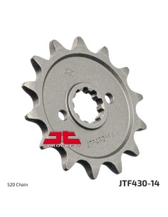 pinon de moto jt sprockets acero 14 dientes p 520 jtf430 14