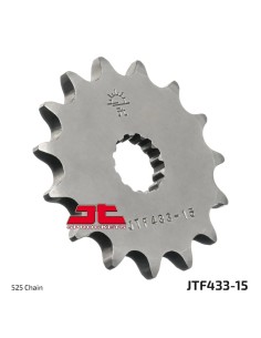 pinon de moto jt sprockets acero 15 dientes p 525 jtf433 15