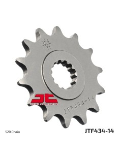pinon de moto jt sprockets acero 14 dientes p 520 jtf434 14