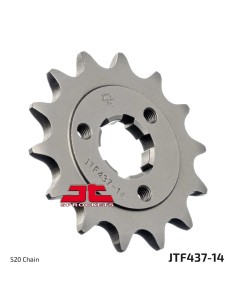 pinon de moto jt sprockets acero 14 dientes p 520 jtf437 14