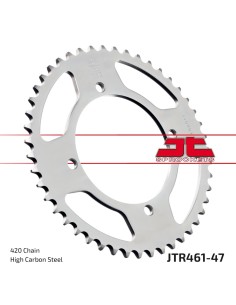 corona moto jt sprockets de acero de 47 dientes jtr461 47