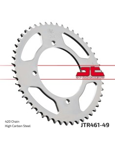 corona moto jt sprockets de acero de 49 dientes jtr461 49