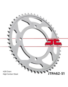 corona moto jt sprockets de acero de 51 dientes jtr462 51