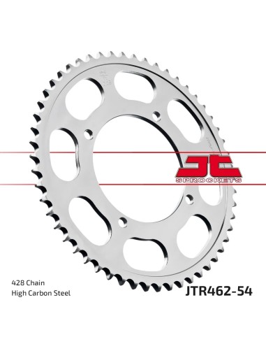 corona moto jt sprockets de acero de 54 dientes jtr462 54
