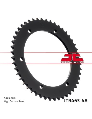 corona moto jt sprockets de acero de 48 dientes jtr463 48