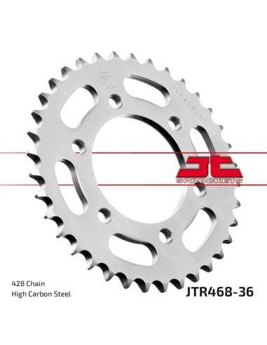corona moto jt sprockets de acero de 36 dientes jtr468 36