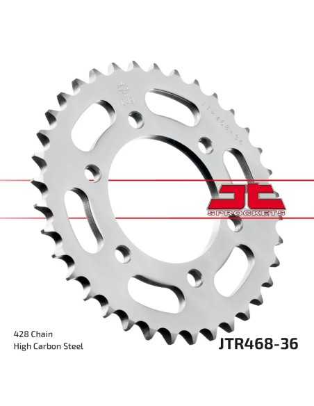corona moto jt sprockets de acero de 36 dientes jtr468 36