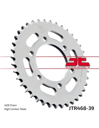 corona moto jt sprockets de acero de 39 dientes jtr468 39