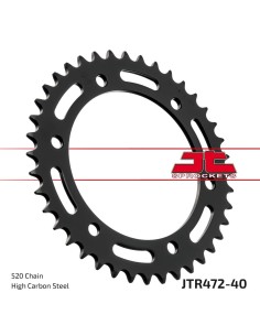 corona moto jt sprockets de acero de 40 dientes jtr472 40