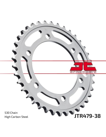 corona moto jt sprockets de acero de 38 dientes jtr479 38