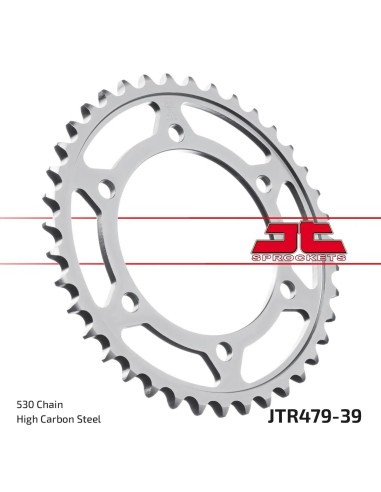 corona moto jt sprockets de acero de 39 dientes jtr479 39