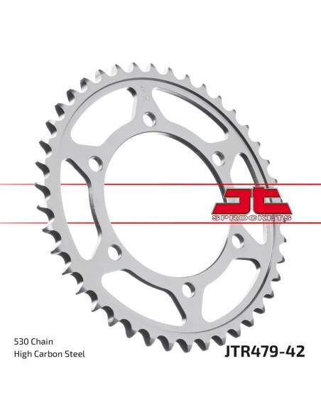 corona moto jt sprockets de acero de 42 dientes jtr479 42