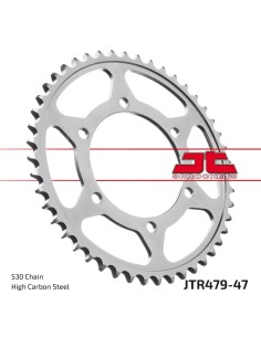 corona moto jt sprockets de acero de 47 dientes jtr479 47