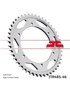 corona moto jt sprockets de acero de 46 dientes jtr485 46