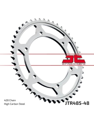 corona moto jt sprockets de acero de 48 dientes jtr485 48