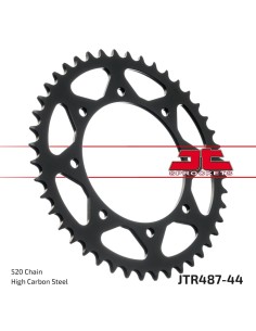 corona moto jt sprockets de acero de 44 dientes jtr487 44