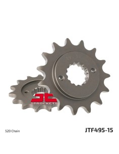 pinon de moto jt sprockets acero 15 dientes p 520 jtf495 15